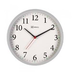 Ficha técnica e caractérísticas do produto Relógio Parede Herweg 660022 024 Cinza Silencioso Sem Tic Tac