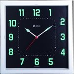 Ficha técnica e caractérísticas do produto Relógio Parede Herweg 660036 283 Quadrado Fluorescente