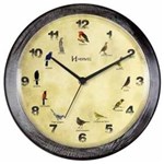 Ficha técnica e caractérísticas do produto Relógio Parede Herweg 6658 Canto Passaros Brasileiros