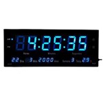 Ficha técnica e caractérísticas do produto Relógio Parede Led Digital Calendário Temperatura Alarme M