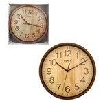 Ficha técnica e caractérísticas do produto Relógio Parede Madeira Modelo Estilo Antigo