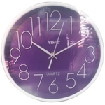 Ficha técnica e caractérísticas do produto Relógio Parede Redondo 25cm Yins