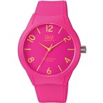 Ficha técnica e caractérísticas do produto Relógio Q&Q Feminino Ref: Vr28j019y Esportivo Pink
