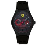 Relógio Scuderia Ferrari Masculino Borracha Preta - 830431