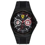 Relógio Scuderia Ferrari Masculino Borracha Preta - 830538