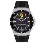 Relógio Scuderia Ferrari Masculino Borracha Preta - 830529