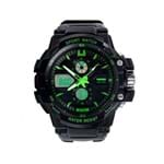 Ficha técnica e caractérísticas do produto Relógio Skmei Anadigi 0990L Verde