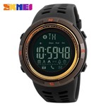 Ficha técnica e caractérísticas do produto Relógio Skmei Modelo 1250 Smart Watch Bluetooth Pedômetro Calorias Masculino e Feminino Dourado
