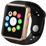 Ficha técnica e caractérísticas do produto Relógio Smartwatch A1 Original Touch Bluetooth Gear Chip - Dourada