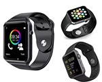 Ficha técnica e caractérísticas do produto Relogio Smartwatch Bluetooth Wifi A1 Camera Celular Chip