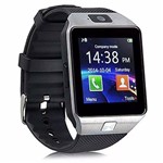 Ficha técnica e caractérísticas do produto Relógio Smartwatch Dz09 Bluetooth Celular Universal Android Prata