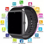 Ficha técnica e caractérísticas do produto Relógio Smartwatch GT08 Touch Bluetooth Gear Chip Novo Preto - Ke