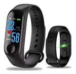 Ficha técnica e caractérísticas do produto Relógio Smartwatch Inteligente Monitor Cardíaco e Pressão M3