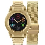 Ficha técnica e caractérísticas do produto Relógio Smartwatch Technos Connect Duo Dourado Feminino P01AC/4P
