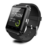 Ficha técnica e caractérísticas do produto Relogio Smartwatch U8 Touch Bluetooth Preto