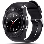 Ficha técnica e caractérísticas do produto Relógio Smartwatch V8 Bluetooth Original Touch Gear Chip - Preto