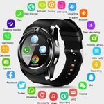 Ficha técnica e caractérísticas do produto Relógio Smartwatch V8 Original Touch Bluetooth Gear Chip - Preta