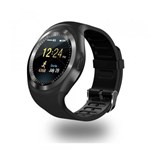 Ficha técnica e caractérísticas do produto Relógio Smartwatch Y1 Inteligente Bluetooth Android Ios Preto