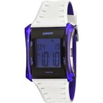 Ficha técnica e caractérísticas do produto Relógio Speedo Masculino Esportivo Digital Branco/Roxo 65023G0ETNP7