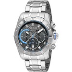 Ficha técnica e caractérísticas do produto Relógio Technos Masculino Social Prata com Azul - OS20HS/1