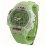 Ficha técnica e caractérísticas do produto Relógio Unissex Anadigi Olympikus 5060391F – Verde