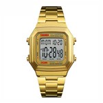 Ficha técnica e caractérísticas do produto Relógio Unissex Skmei Digital 1337 Dourado