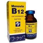 Ficha técnica e caractérísticas do produto Remédio Injetável Bravet Monovin B12 para Bovinos 20ml