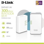Ficha técnica e caractérísticas do produto Repetidor D-Link Wireless Powerline AV500 N300 - DHP-W311AV