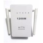Ficha técnica e caractérísticas do produto Repetidor Sinal Wifi Duas Antenas 1200M