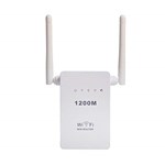 Ficha técnica e caractérísticas do produto Repetidor Sinal Wifi Wireless Roteador 2 Antenas 1200mbps
