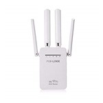 Ficha técnica e caractérísticas do produto Repetidor Wi-fi Mini Roteador Wireless 4 Antenas 2800m