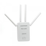 Ficha técnica e caractérísticas do produto Repetidor Wifi 2800m 4 Antenas Amplificador de Sinal Pixlink