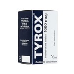 Ficha técnica e caractérísticas do produto Repositor Hormonal Tyrox 1000mcg Cepav