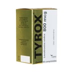 Ficha técnica e caractérísticas do produto Repositor Hormonal Tyrox Cepav 800mcg - 60 Comprimidos