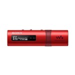 Ficha técnica e caractérísticas do produto Reprodutor MP3 Sony Walkman NWZ-B183F/RC de 4GB com Rádio FM - Vermelho