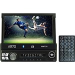 Ficha técnica e caractérísticas do produto Reprodutor Multimídia AR70 MM730 Tela 7 TV Digital e Bluetooth Preto