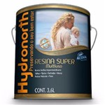 Ficha técnica e caractérísticas do produto Resina Brilhante Super Multiuso Acqua Incolor 3,6L Hydronorth