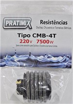 Ficha técnica e caractérísticas do produto Resistencia Mega Banho 220V 7500W Pratimix CMB0275