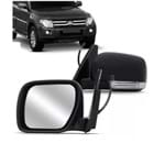 Ficha técnica e caractérísticas do produto Retrovisor Pajero Full 2008 2009 2010 2011 2012 2013 2014 Eletrico com Pisca Retratil