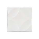 Revestimento Decorativo Cerâmica Artsy Glamour Branco 20,3x20,3cm Artens