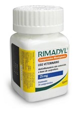Ficha técnica e caractérísticas do produto Rimadyl 25 Mg 14 Comprimidos Zoetis