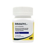 Ficha técnica e caractérísticas do produto Rimadyl 25mg Zoetis 14 Comp - Antinflamatório Cães