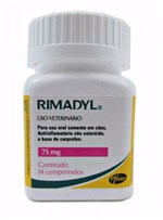 Ficha técnica e caractérísticas do produto Rimadyl 75mg - 14/Comprimidos - Zoetis