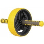Ficha técnica e caractérísticas do produto Roda de Exercícios Exercise Wheels Amarela com Pega Anatômica - LIVEUP LS3371
