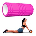 Ficha técnica e caractérísticas do produto Rolo Miofascial Pilates Massagem Liberaçao Roller Foam Yoga Rosa