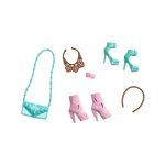 Ficha técnica e caractérísticas do produto Roupa Barbie FAB Acessórios Verde/Rosa CMR78 - Mattel