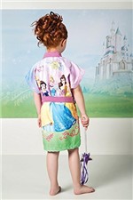 Ficha técnica e caractérísticas do produto Roupão Aveludado Infantil Princesas Disney - Princesas