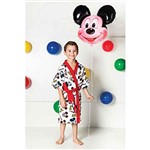 Ficha técnica e caractérísticas do produto Roupão Infantil G Felpudo Mickey 1 Peça Vermelha - Lepper