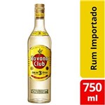 Ficha técnica e caractérísticas do produto Rum Havana Club 3 Anos 750ml