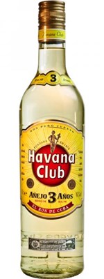Ficha técnica e caractérísticas do produto Rum Havana Club 3 Anos